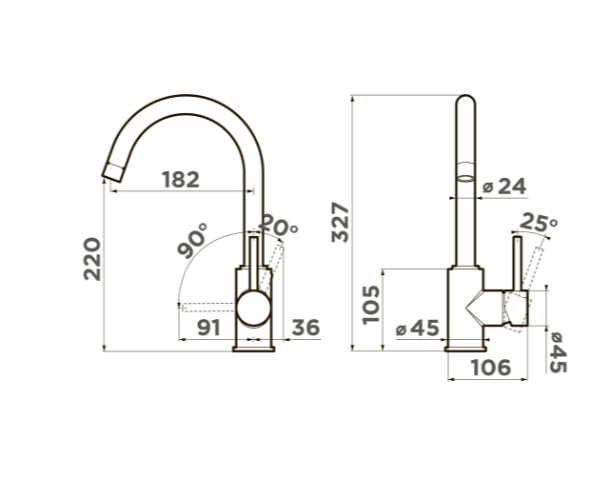 Смеситель Shinagawa С