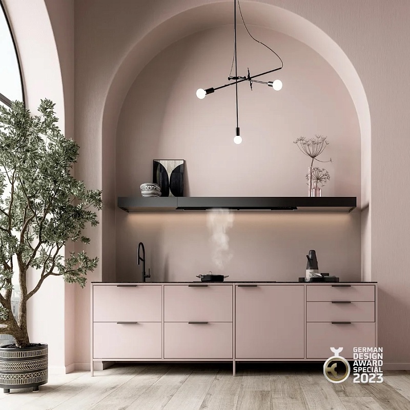 Настенная вытяжка FALMEC SHELF BLACK 1200 мм