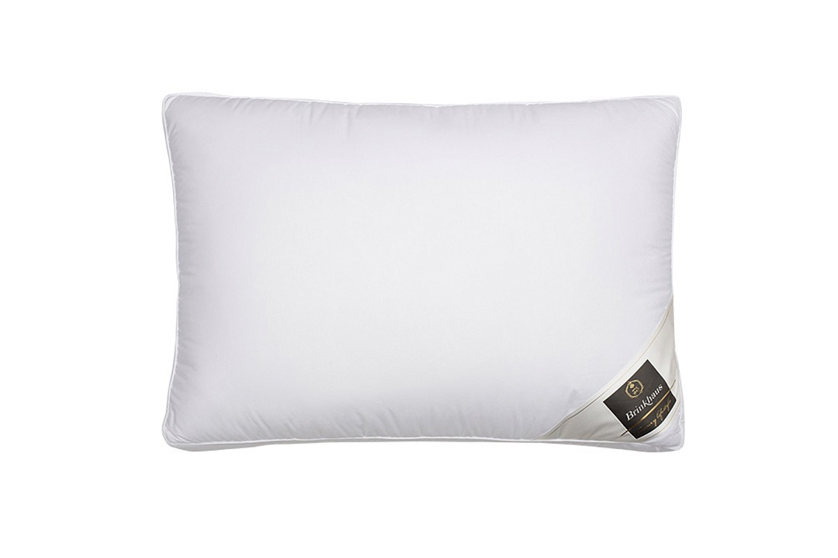 Пуховая подушка CHALET, средняя жёсткость, с бортиком Luxury