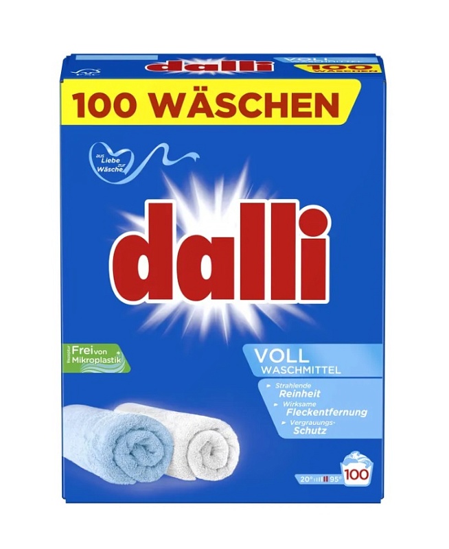 Стиральный порошок для белых и цветных тканей Vollwaschmittel, 6 кг