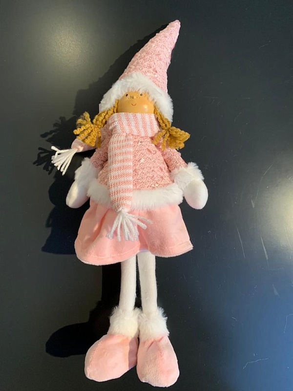 кукла Анетта в розовом костюмчике