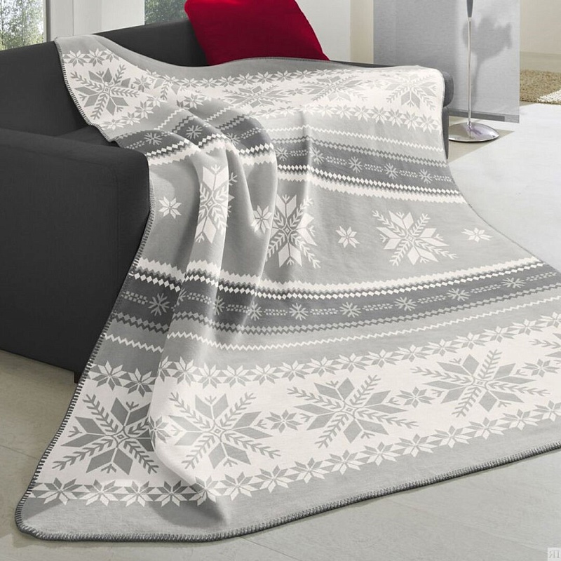 Плед 150х200см, Snow crystals, 790767