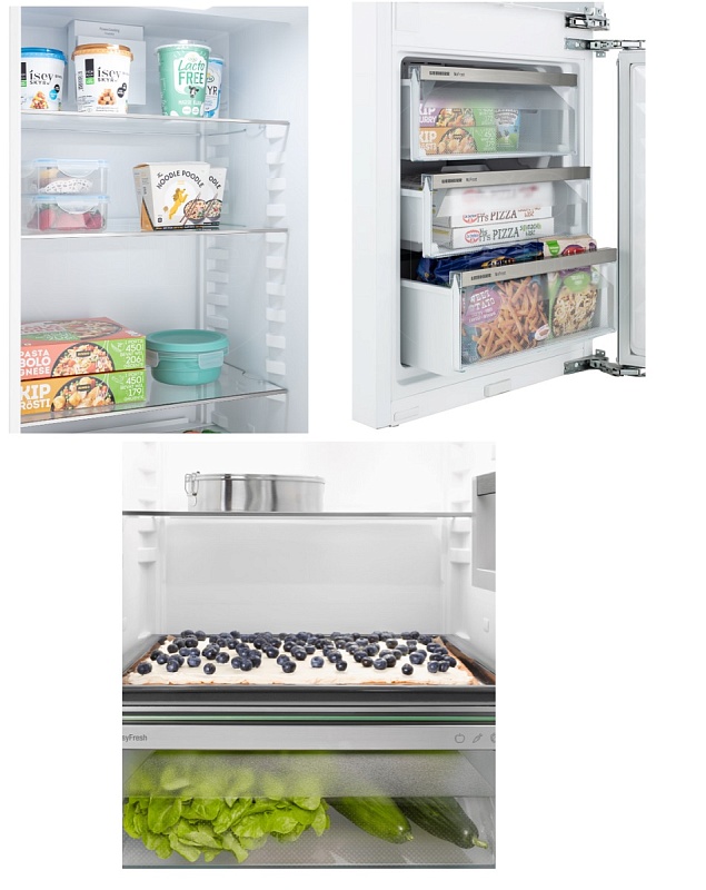 Встраиваемый комбинированный холодильник-морозильник ICe 5103 Pure