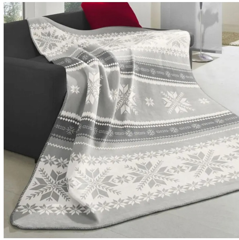 Плед 150х200см, Snow crystals, 790767